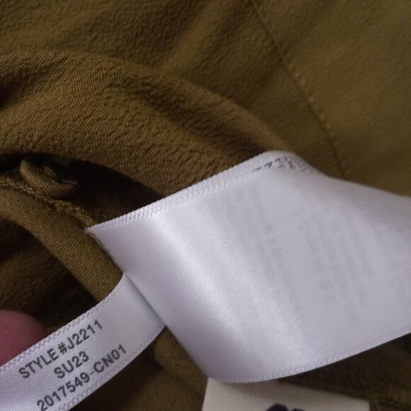 Madewell Heather Tank Top Sleeveless Dress Chartreuse Green V Neck Medium Women - Picture 7 of 10